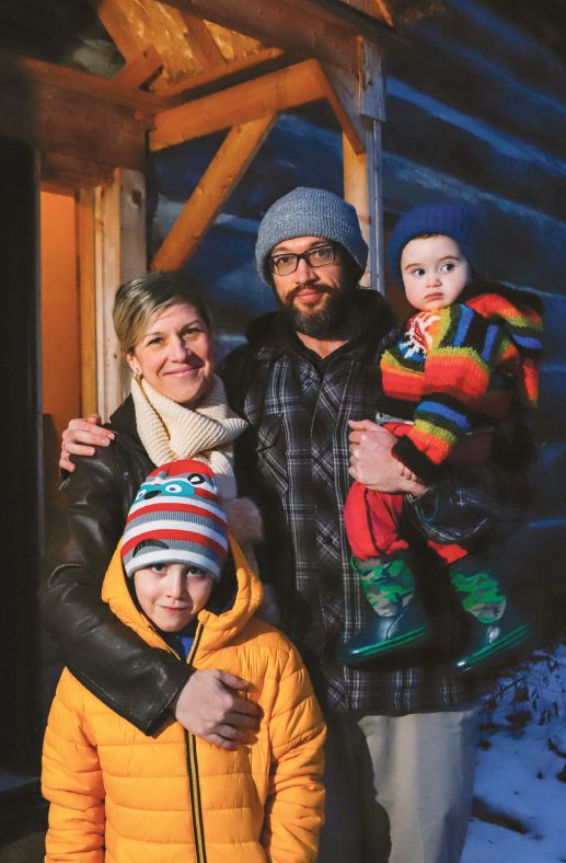 The McHugh family: Peter, 7, Viktoria, Jay, and Elizabeth, 1. PHOTO BY THE CANADIAN PRESS IMAGES/PATRICK DOYLE