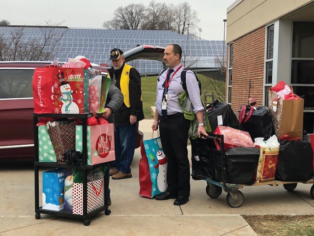 Mechanicsburg Lions delivered gifts to the schools in Pennsylvania’s Cumberland Valley.