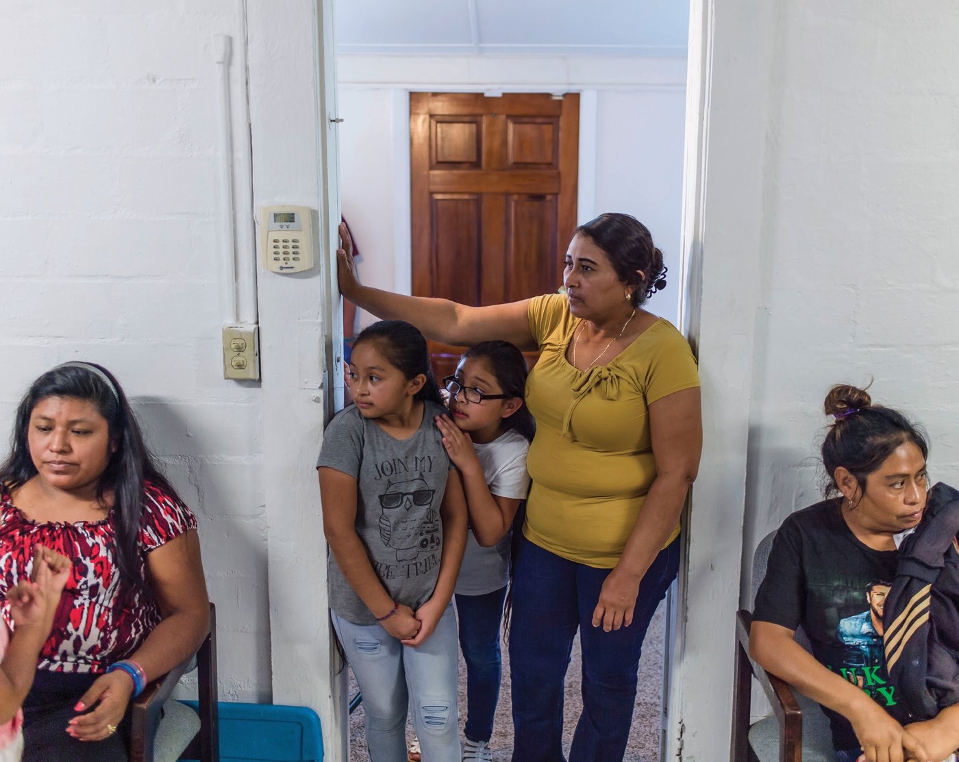 Many community members have taken a rare day off of work to attend the Dade City Lions’ free health fair. Araceli, 45, (pictured with her two daughters) is a farmworker who typically works seven days a week. PHOTOS BY ZACK WITTMAN