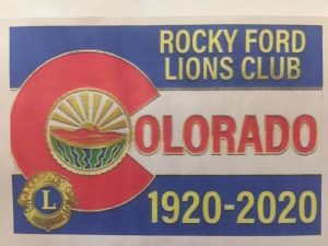 Rocky Ford Lions Club patch