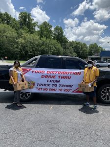 Lions clubs donating food