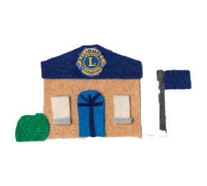 Lions CLubs International clubhouse made of felt