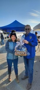 Coffee gift basket by Lions Club members