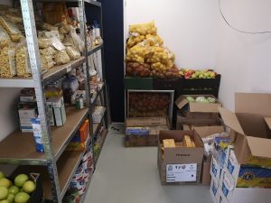 Lions Clubs International stocked food pantry