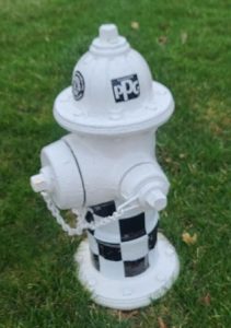 White fire hydrant