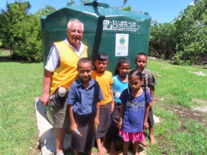 District 202K installs water tanks in Tonga